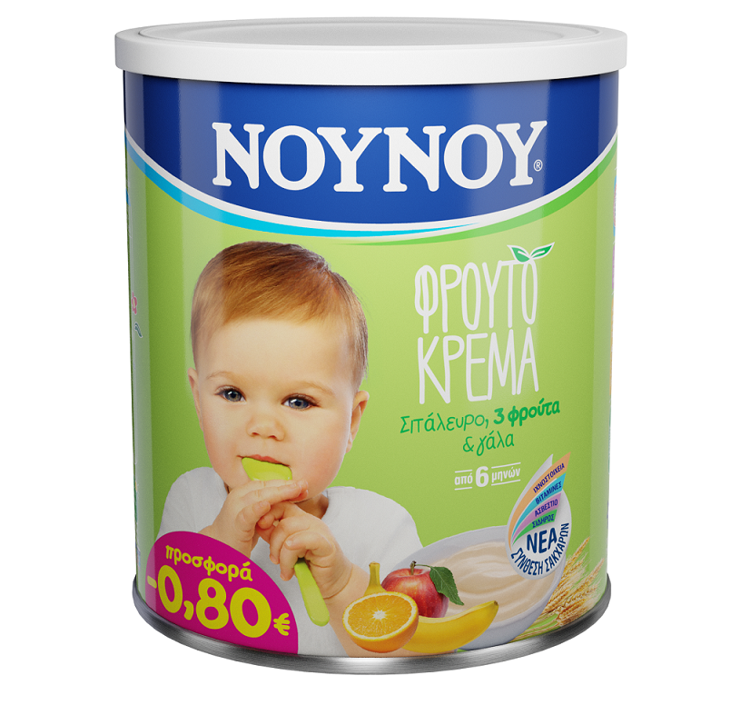 Φρουτόκρεμα με 3 Φρούτα ΝΟΥΝΟΥ (300 g) -0,80€