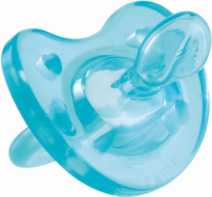 Πιπίλα Physio Soft Oλο Σιλικόνη Σιελ 16-36 Μηνών Chicco (1 τεμ)