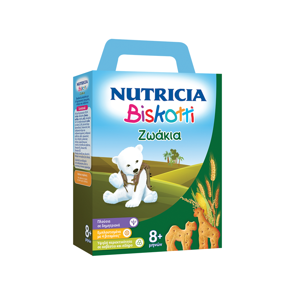 Μπισκότα Ζωάκια Biskotti Nutricia (180 g)
