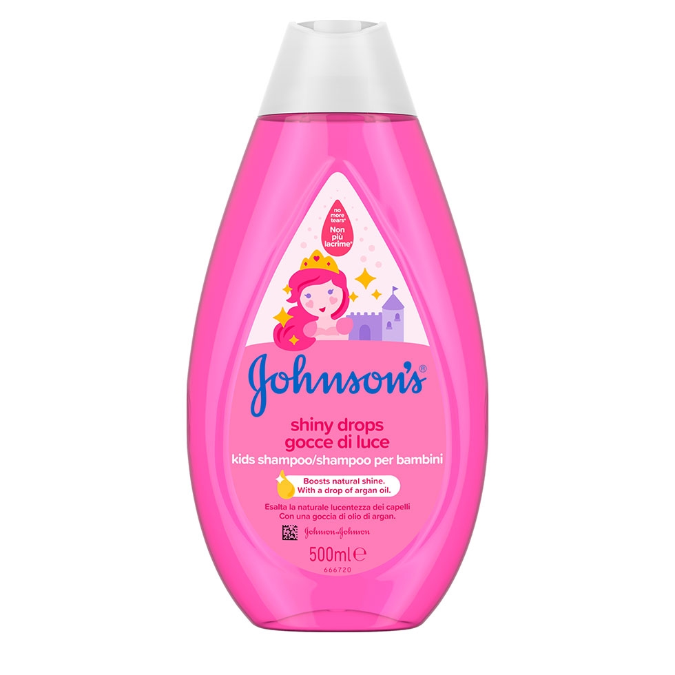 Johnson&Johnson Σαμπουάν Shiny Drops Kids Johnson's (500ml)