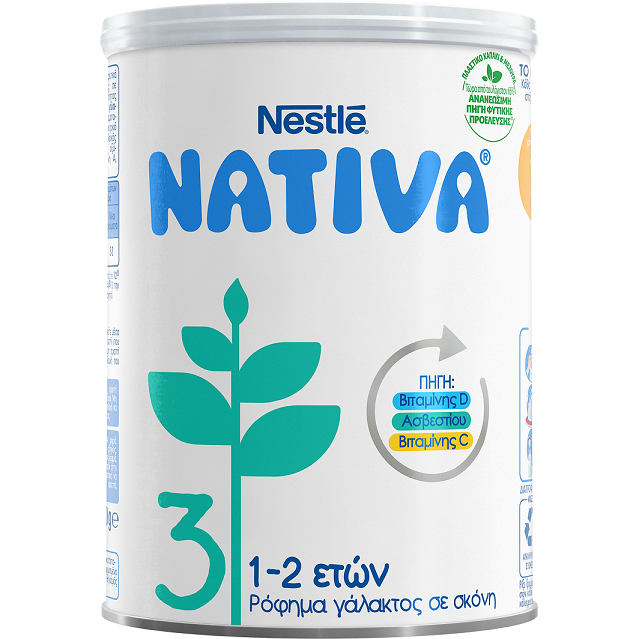 Γάλα 3ης Βρεφικής Ηλικίας σε Σκόνη Nativa 3 (400 g)