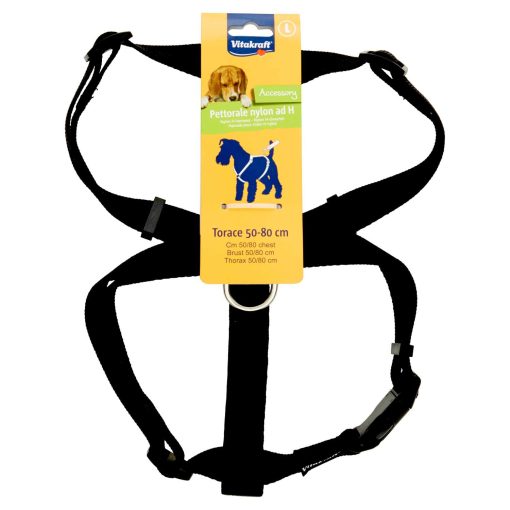 PETLINE Σαμαράκι Σκύλου Large Μαύρο 50-80cm Vitakraft (1τεμ)