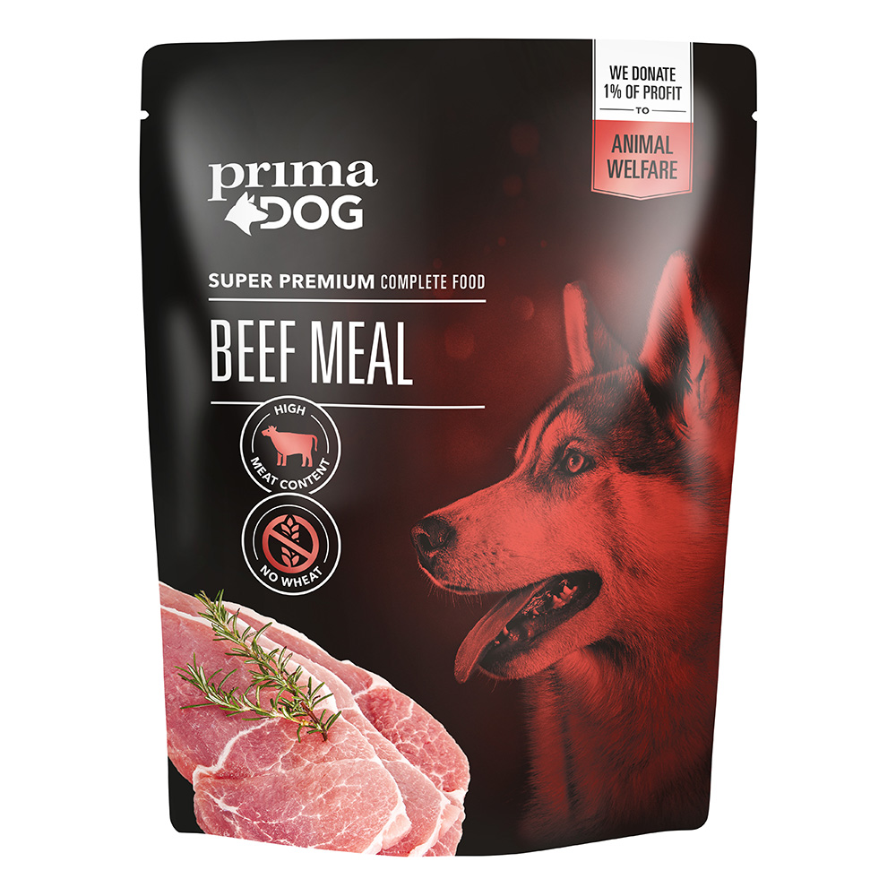 PETLINE Τροφή για Σκύλους με Βοδινό Prima Dog (600g)
