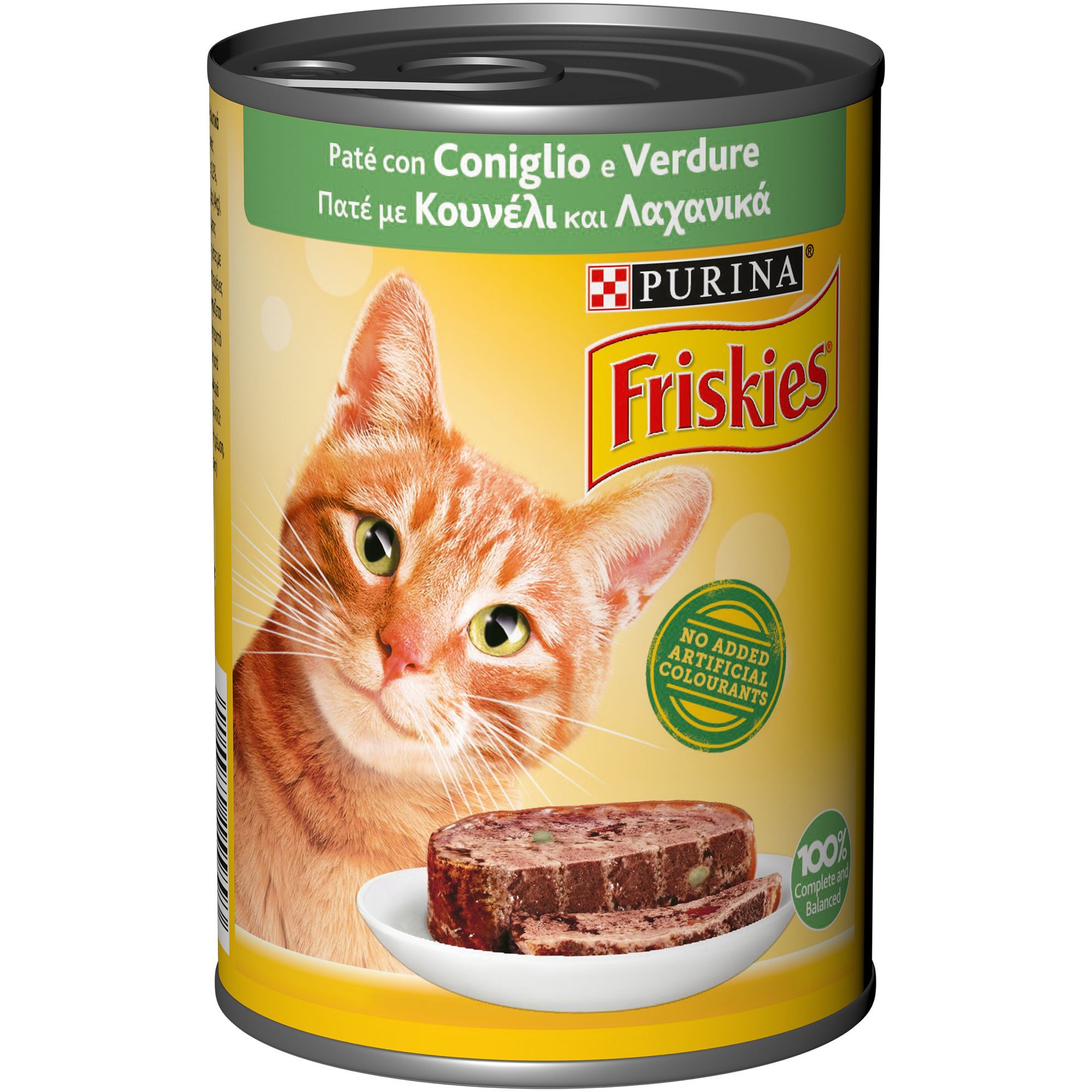 Τροφή για Γάτες Κουνέλι Λαχανικά σε Πατέ Friskies (400 g)