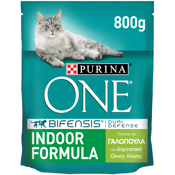 Ξηρά τροφή Indoor Γαλοπούλα Purina One (800 g)
