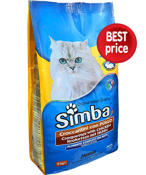 Simba Κροκέτα Γάτας με Κοτόπουλο Simba (2kg)