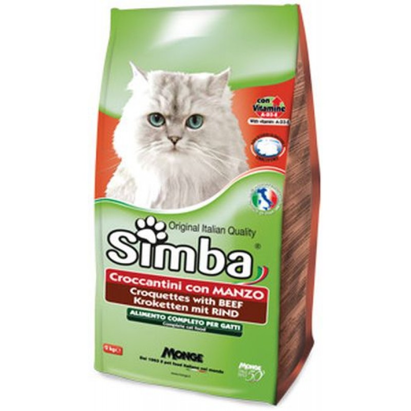 Simba Κροκέτα Γάτας με Μοσχάρι Simba (2kg)