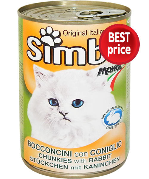 Simba Κονσέρβα γάτας με Κουνέλι Simba (400g)