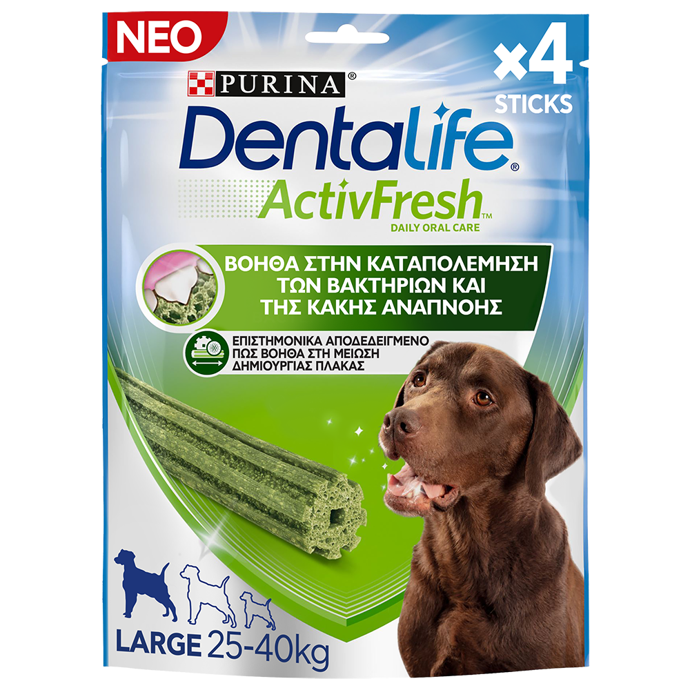 Nestle Σνακ Dentalife Activefresh Large (142g)