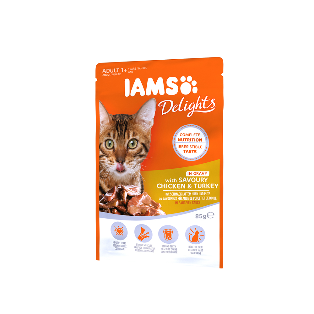 Υγρή Τροφή για Γάτες με Κοτόπουλο IAMS (85g)