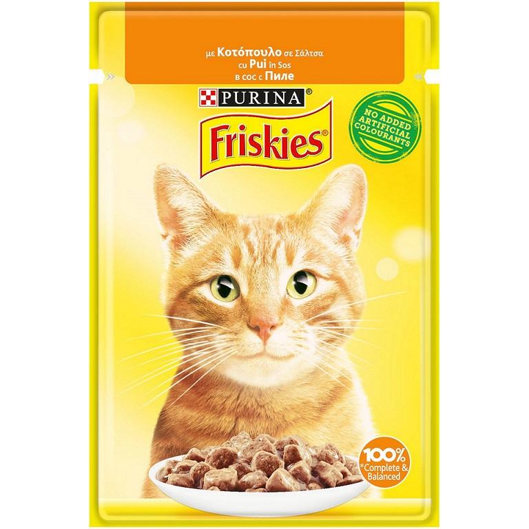 Τροφή για Γάτες Κοτόπουλο σε Σάλτσα Friskies (85 g)
