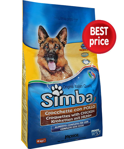 Simba dog food 20 kg hotsell