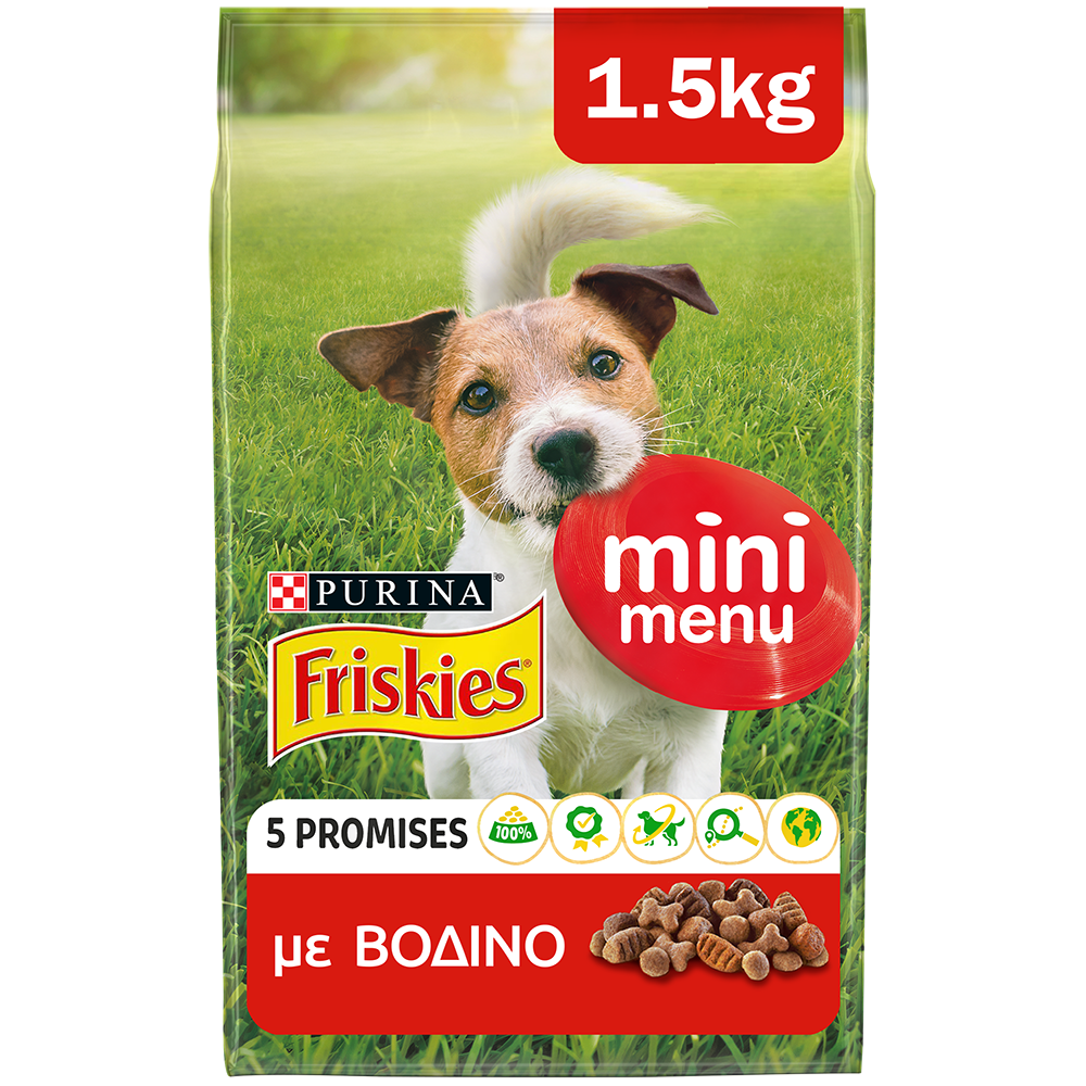 Ξηρά Τροφή με Βοδινό Friskies Mini Menu (1,5 kg)