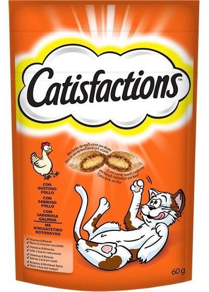 Σνακ για γάτες με Κοτόπουλο Catisfactions (60 g)