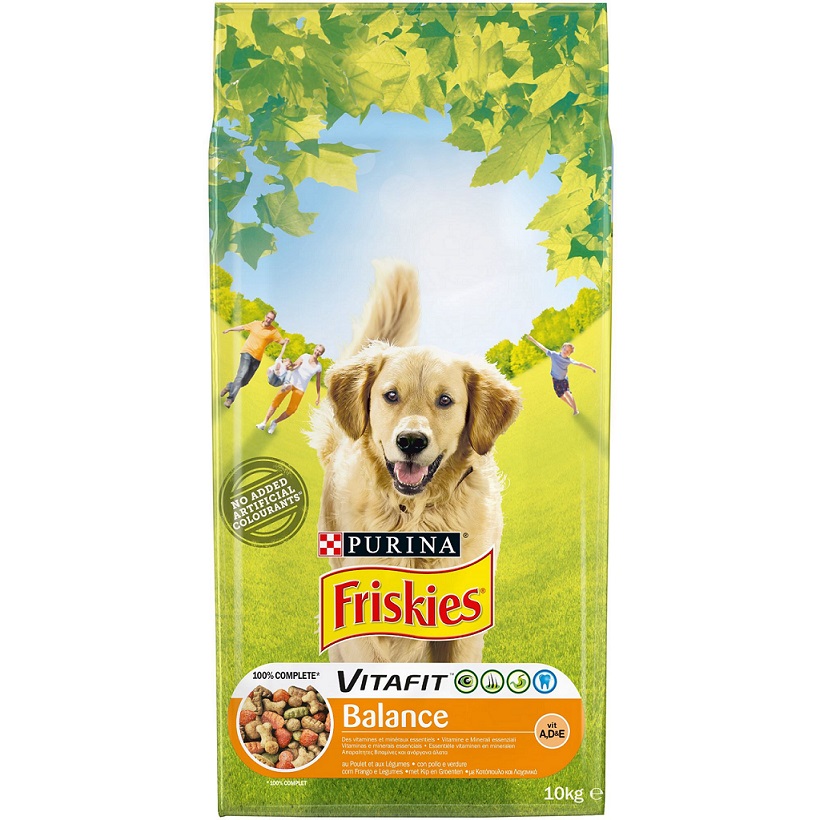 Ξηρά Τροφή Κοτόπουλο και Λαχανικά Friskies Balance (10 Κg)