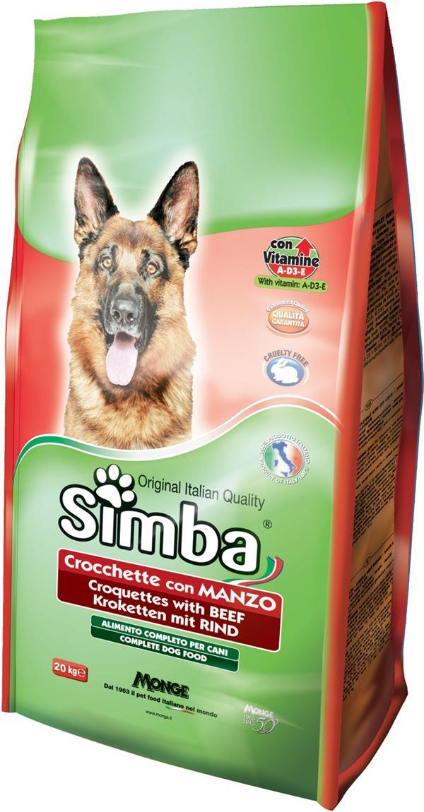 Croquettes with Beef for dogs Simba 20 kg e Fresh.gr