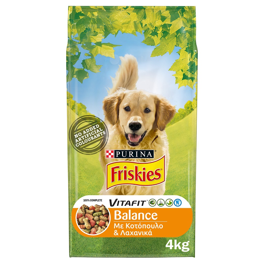 Ξηρά Τροφή Κοτόπουλο και Λαχανικά Friskies Balance (4 Κg)