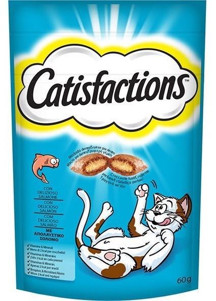 Σνακ για γάτες με Σολομό Catisfactions (60 g)
