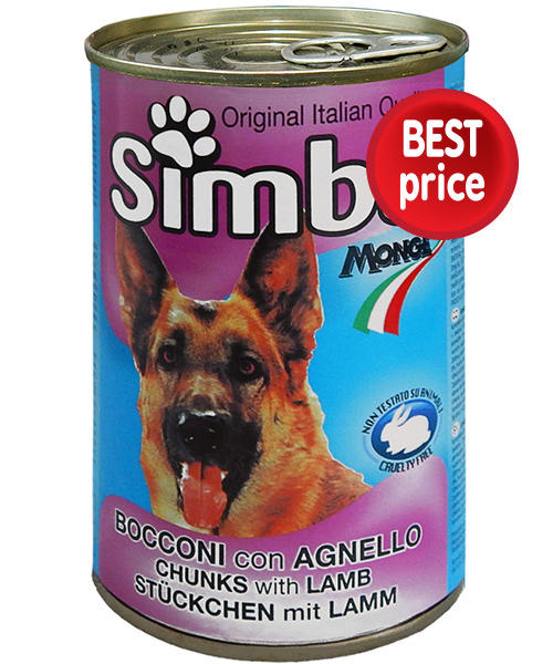 Simba Κονσέρβα Σκύλου με Αρνί Simba (415g)