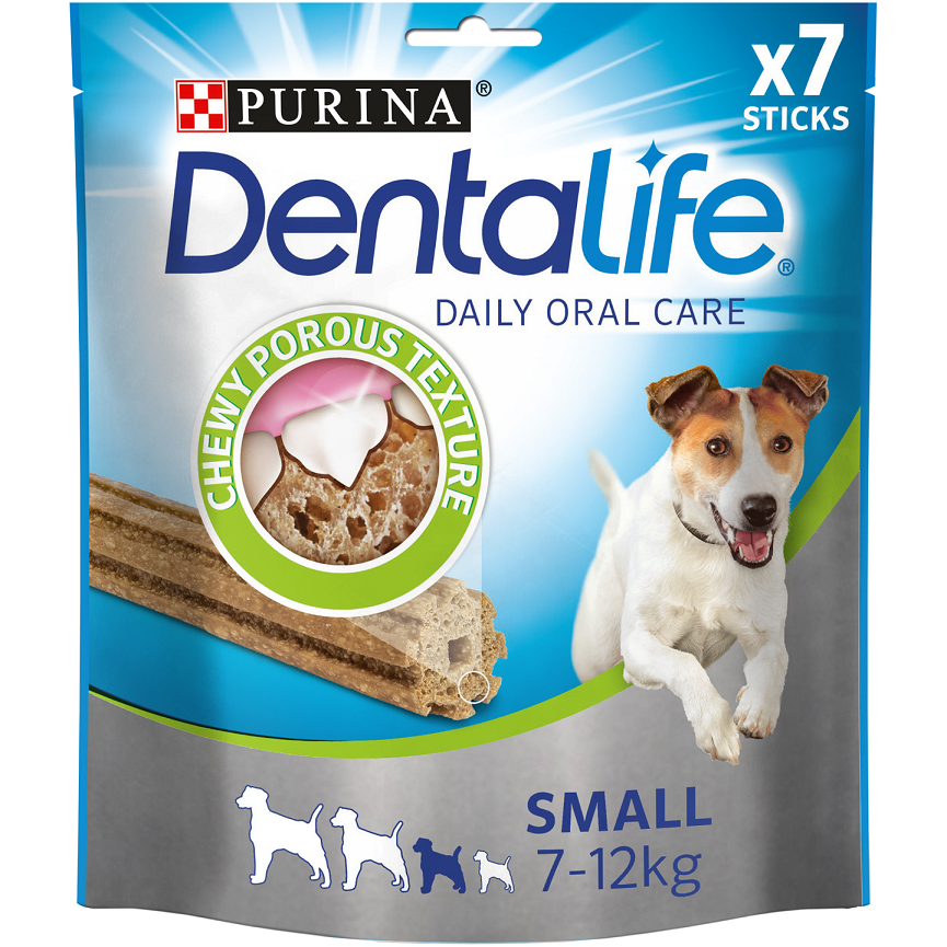 Nestle Σνακ Dentalife Daily Oral Care small (7-12Kg) (115g/7τεμ)