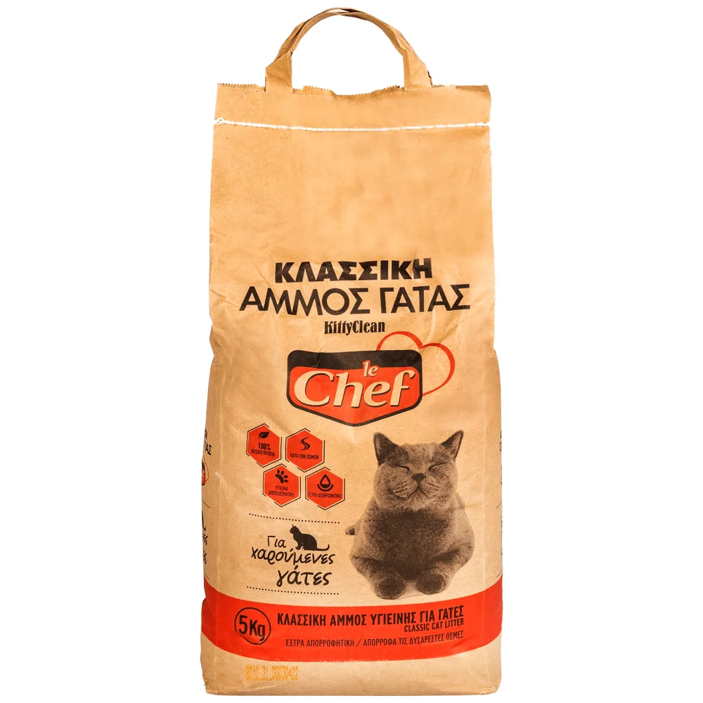 Ωμέγα Άμμος Υγιεινής για Γάτες Le Chef (5 Kg)