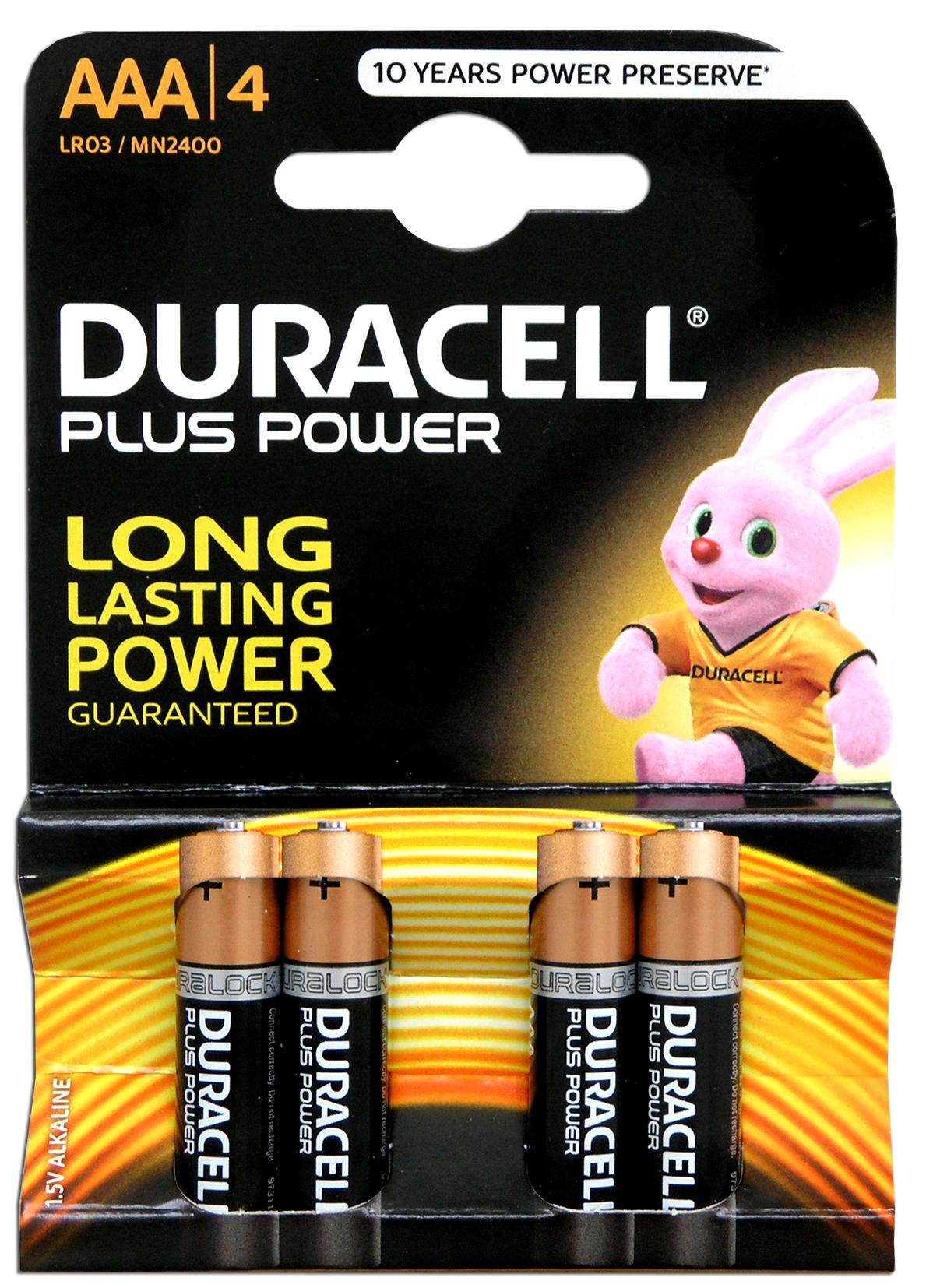 Μπαταρίες Αλκαλικές Plus AAA 4τεμ. Duracell