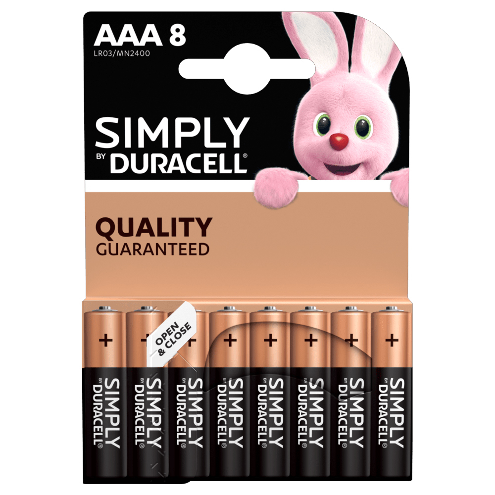 Duracell Μπαταρίες Αλκαλικές ΑΑA 8τεμ. Duracell (1 τεμ)