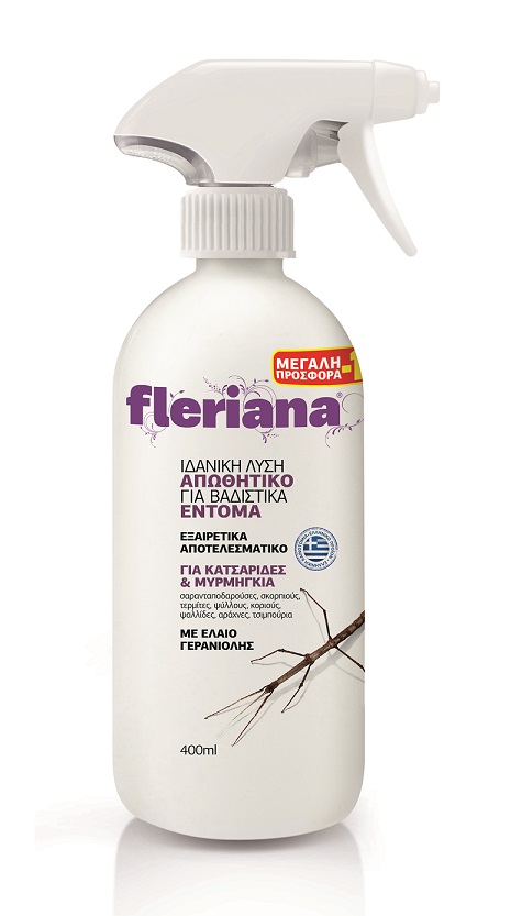 Απωθητικό για βαδιστικά-έρποντα έντομα Fleriana (400ml) -1€