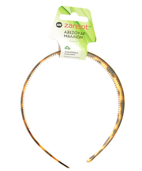 Zan Sot Στέκα Κλασσική για τα Μαλλιά Ταρταρούγα (15mm) Zan Sot