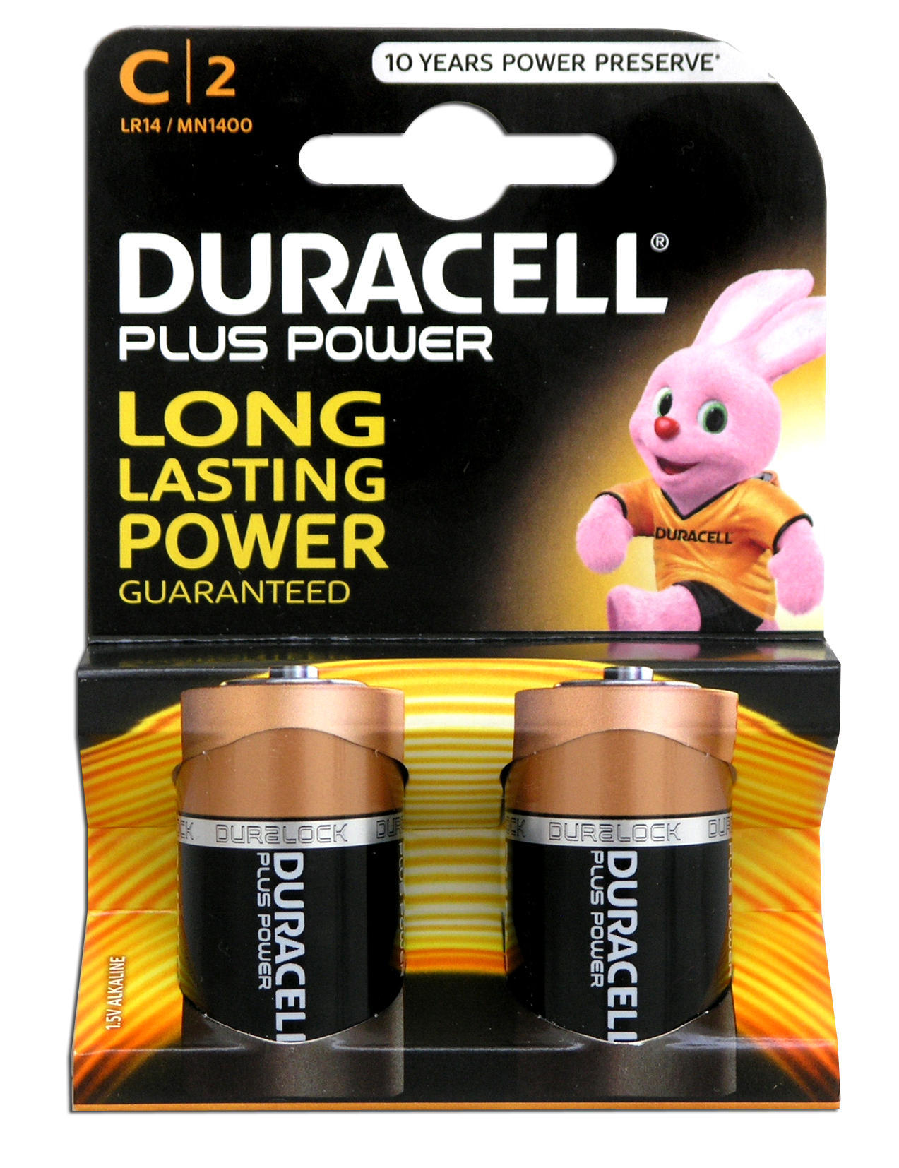 Μπαταρίες Αλκαλικές Plus C 2τεμ. Duracell