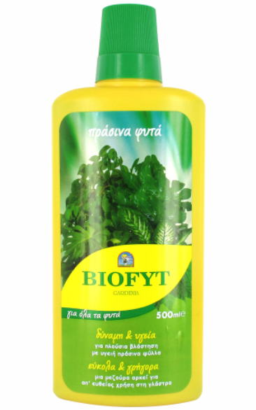 Υγρό λίπασμα για πράσινα φυτά Biofyt (500 ml)