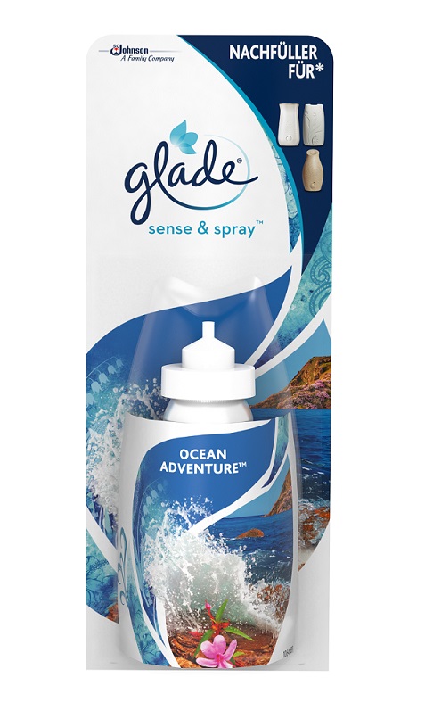 Ανταλλακτικό Αρωματικό Χώρου Sense & Spray Ocean Adventure Glade (1 τεμ)