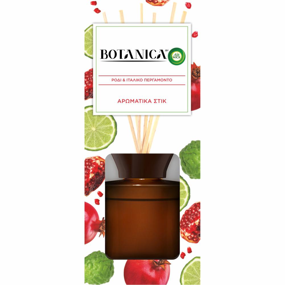 Reckitt Benckiser Αρωματικά Στικ Ρόδι & Ιταλικό Περγαμόντο Botanica by Airwick (80ml)