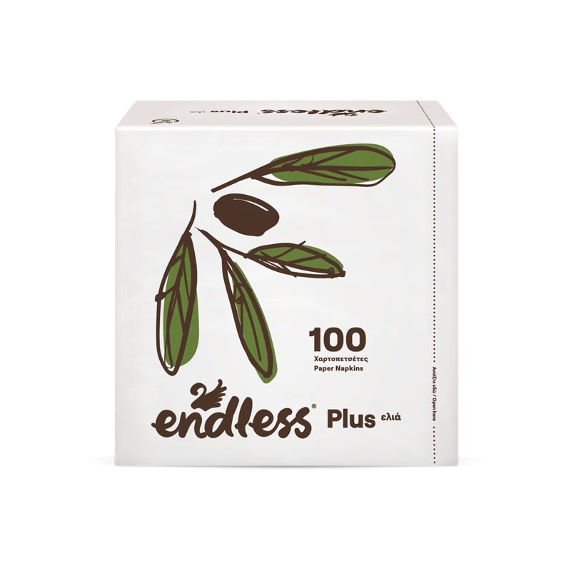 Χαρτοπετσέτες Plus “Ελιά” Endless (157g-100φ)