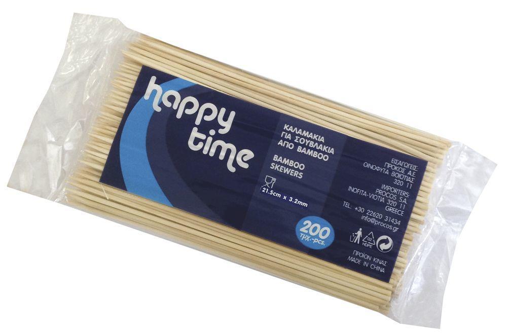 Procos Καλαμάκια για Σουβλάκια Happy Time (200 τεμ)