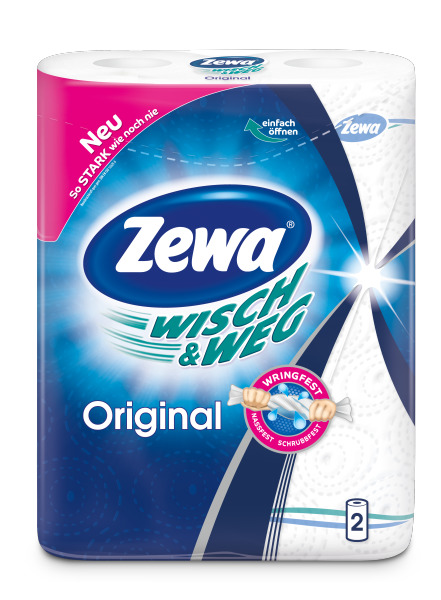 Χαρτί Κουζίνας 2φυλλο Wisch & Weg Zewa (2 τεμ*110g)