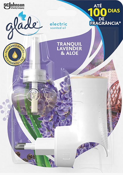 Αρωματική Ηλεκτρική Συσκευή Tranqul Lavender & Aloe Scented Oil Glade (20ml)