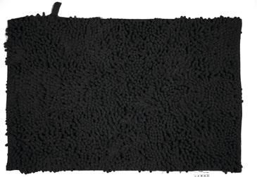 Ecocasa Ταπέτο μπάνιου 50x80cm Velvet μαύρο Estia (1 τεμ)