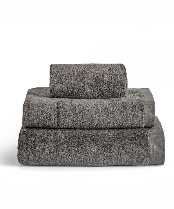 Κέντια Πετσέτα Χεριών Lavette Σκούρο Γκρι Brand Grey (30x30) Kentia (1 τεμ)