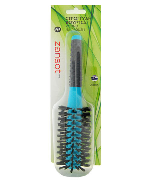 Βούρτσα μαλλιών Στρογγυλή Anatomic Τυρκουάζ (25mm) Zan Sot