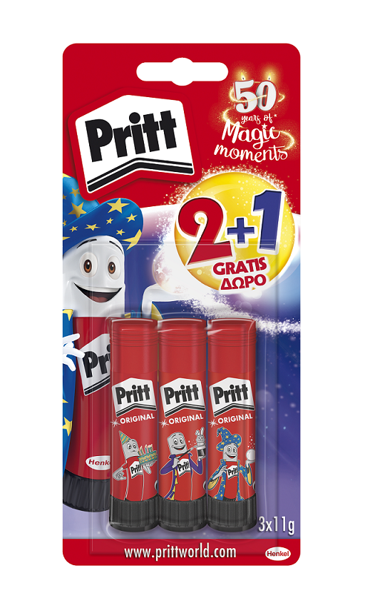 Pritt Κόλλα Stick Pritt (2+1 Δώρο)