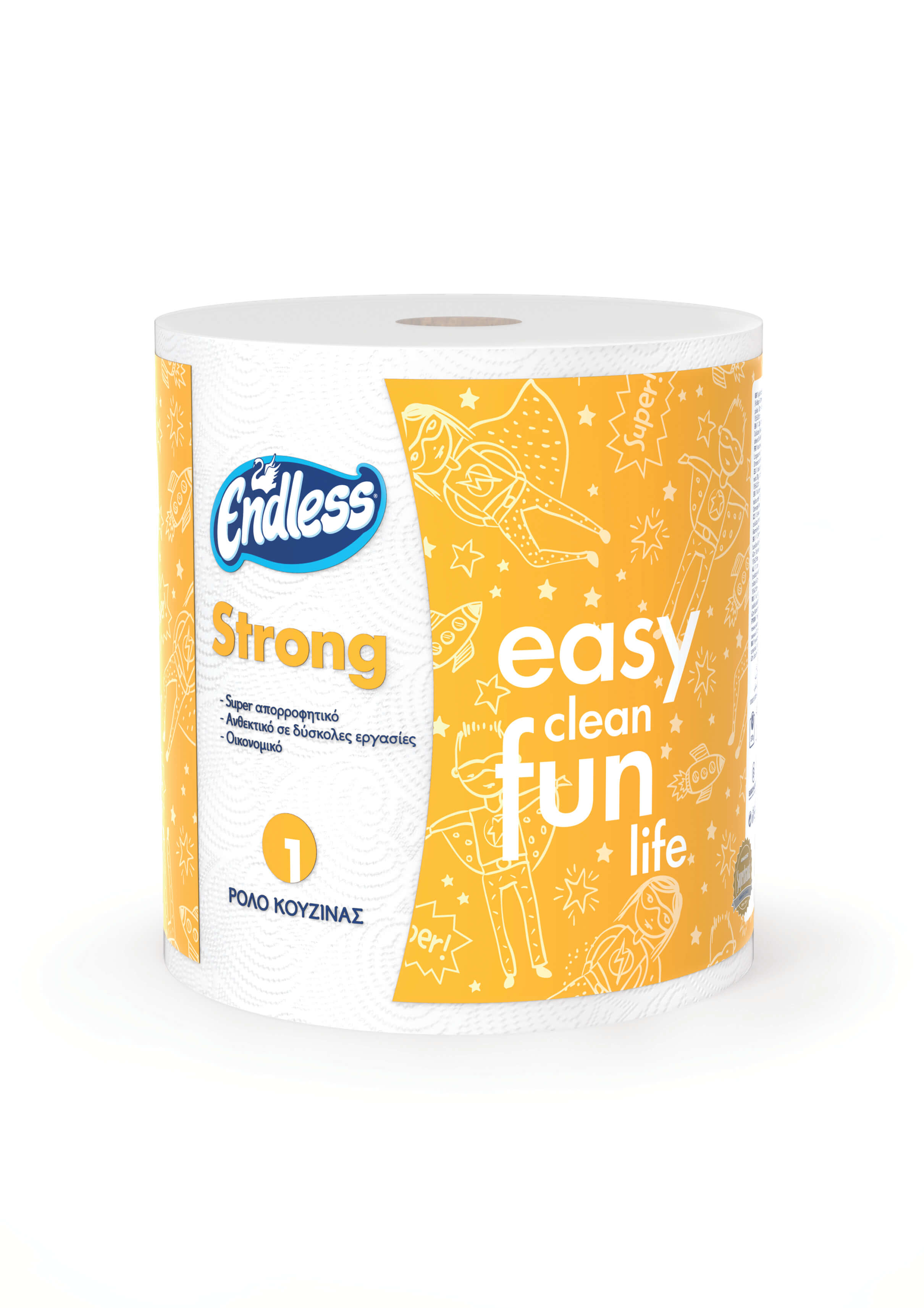 Ρολό Κουζίνας 2φύλλο Strong Endless (1 τεμ / 570g)