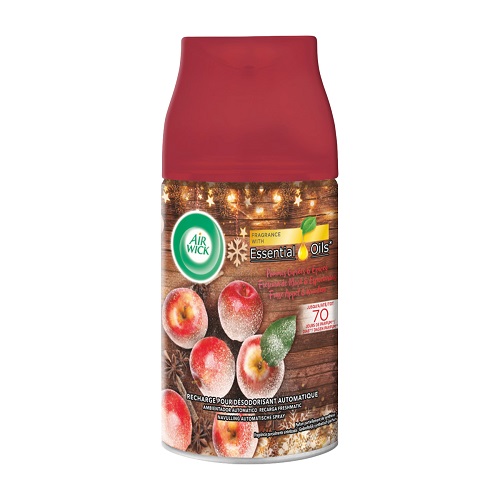 Ανταλλακτικό Αρωματικό Χώρου Freshmatic Καραμελωμένα Μήλα & Μπαχαρικά Airwick (250ml)