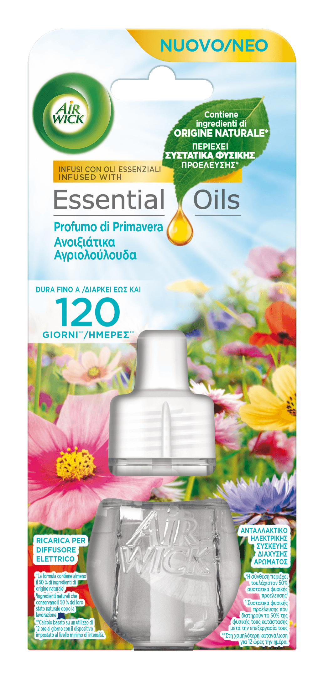 Ανταλλακτικό Ηλεκτρικής Συσκευής Spring Wildflowers Airwick (19 ml)