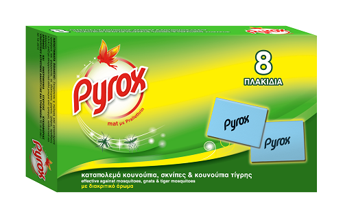 Εντομοαπωθητικές Ταμπλέτες Pyrox Mat (8τεμ)