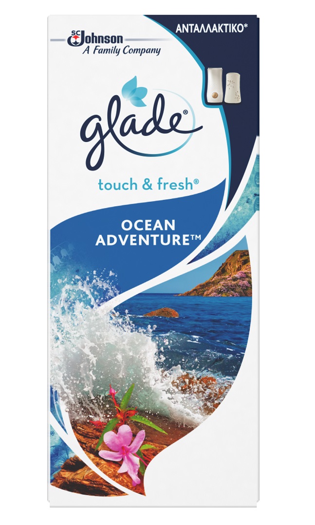 Ανταλλακτικό Αρωματικό Touch & Fresh Ocean Adventure Glade (1 τεμ)