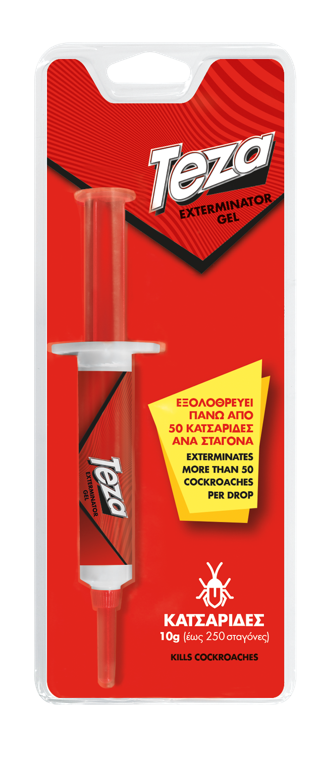 Κατσαριδοκτόνο Exterminator Gel Teza (10g)