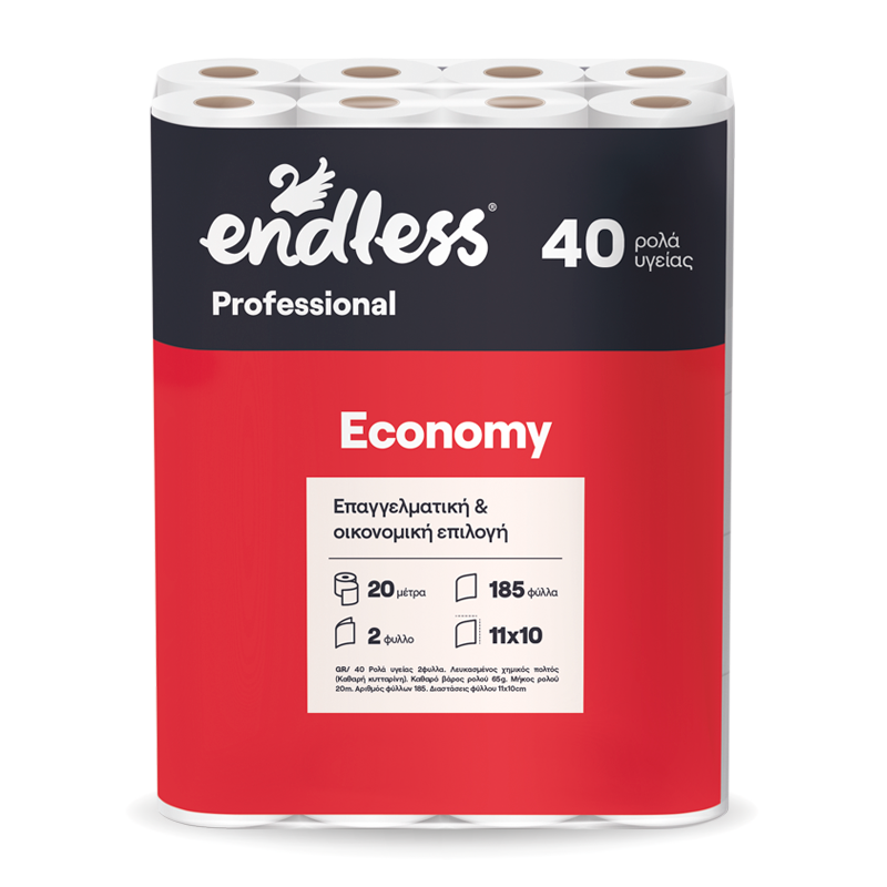 Χαρτί Υγείας 2φυλλο Professional Endless (40ρολά*65g)  