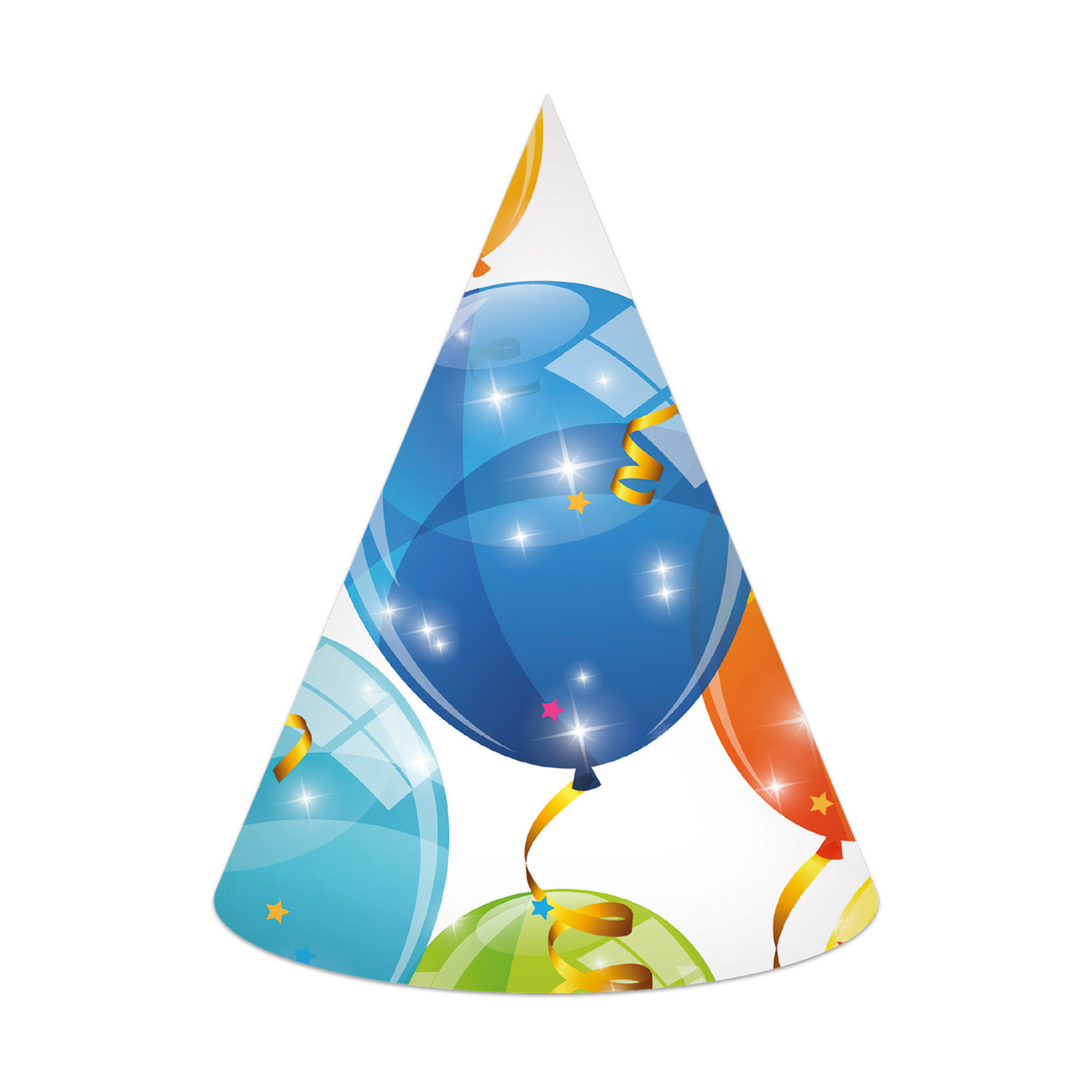 Procos Καπέλα Πάρτυ Sparkling Balloons (6τεμ)