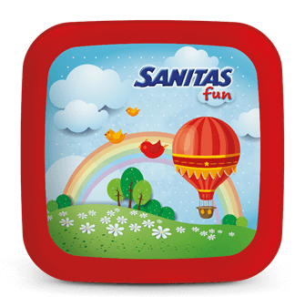 Sarantis Τάπερ για Τοστ Sanitas Fun (527ml)